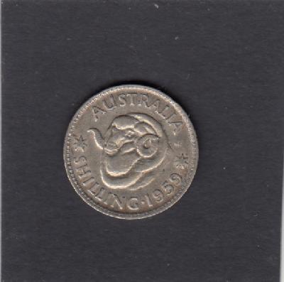 Beschrijving: 1 Shilling  GOAT  